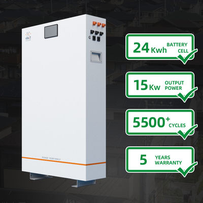 普及した再充電可能な世帯のエネルギー蓄積深い周期の太陽電池24kwh