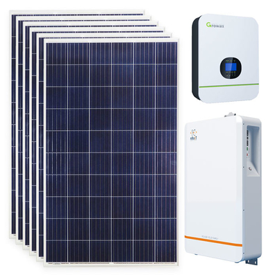 9Kwh家のための格子システム86Kgを離れて太陽電気システム/太陽