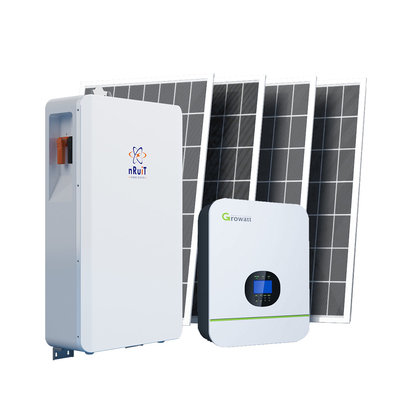 100ah 48Vの太陽電気システム5Kwh世帯の太陽電池パネルのキット