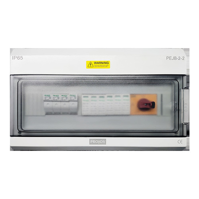 ポリカーボネートのABS DC 1000V 32AのIP65からの1の太陽ひもコンバイナー箱2