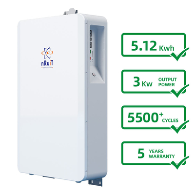 3000W家電池5kwのリチウム イオン電池DOD 90% 6000の周期