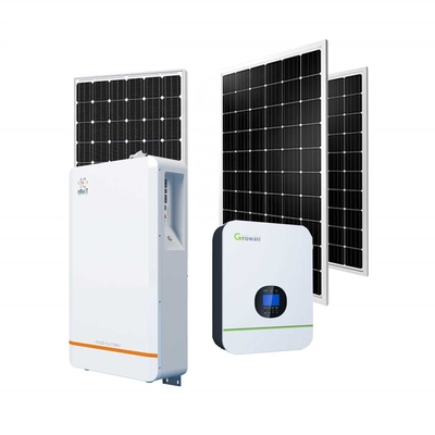 10kwシステムを取付ける住宅の太陽電池の貯蔵240Ahの太陽電池パネルの屋根
